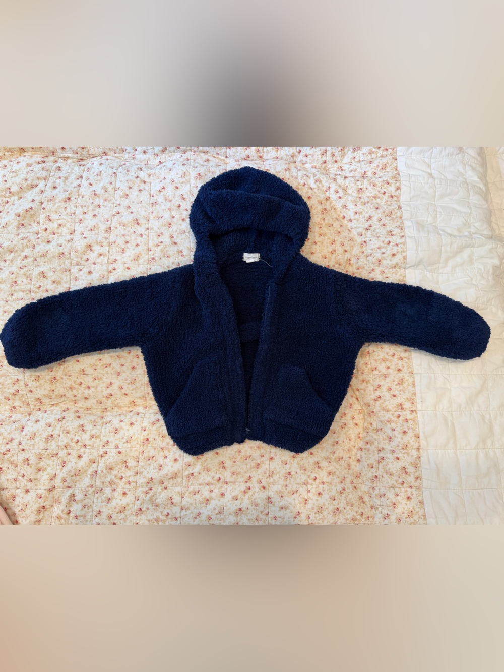 Angel Dear Baby Chenille Hoodie Zip Up